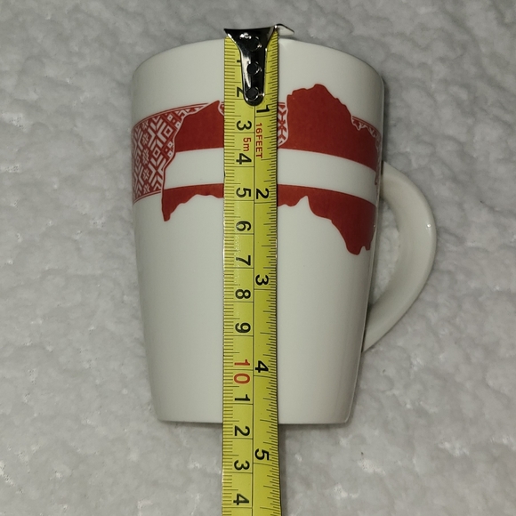 Latvija White and Red Mug - Picture 10 of 10